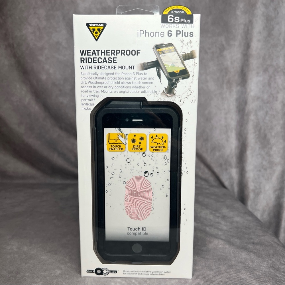 Topeak Weatherproof RideCase With RideCase Mount Works With iPhone 6 Plus